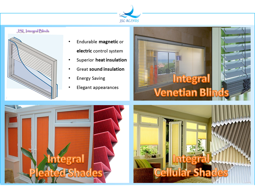 Integral Plissee Blinds Integral Plissee Blinds